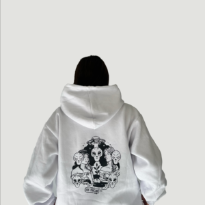 Buzo Alien con Capucha Blanco - Talle L
