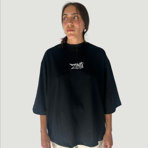 Remera Boxy Negra