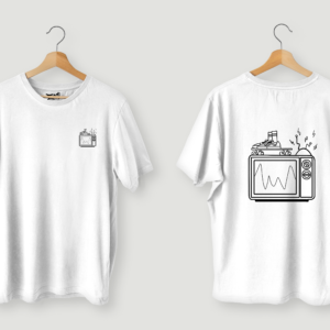 Remera "TV" Blanca