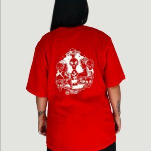 Remera "Alien" Naranja Talle M