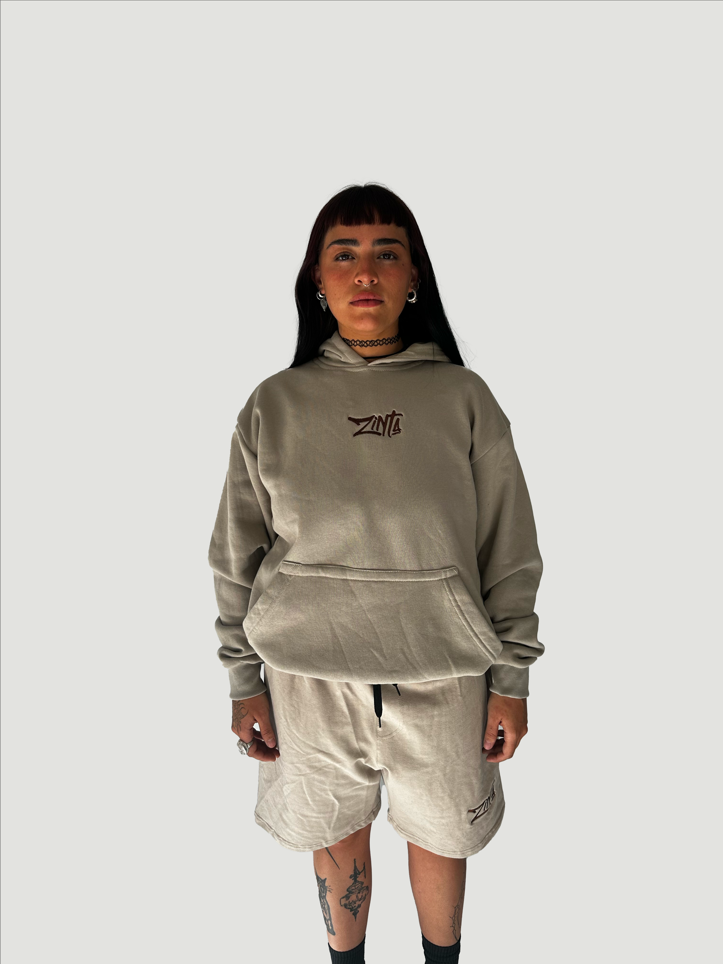 Buzo Alien con Capucha Arena - Talle L