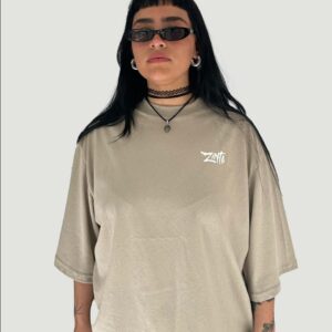 Remera Boxy Beige