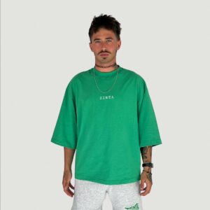 Remera Boxy Verde