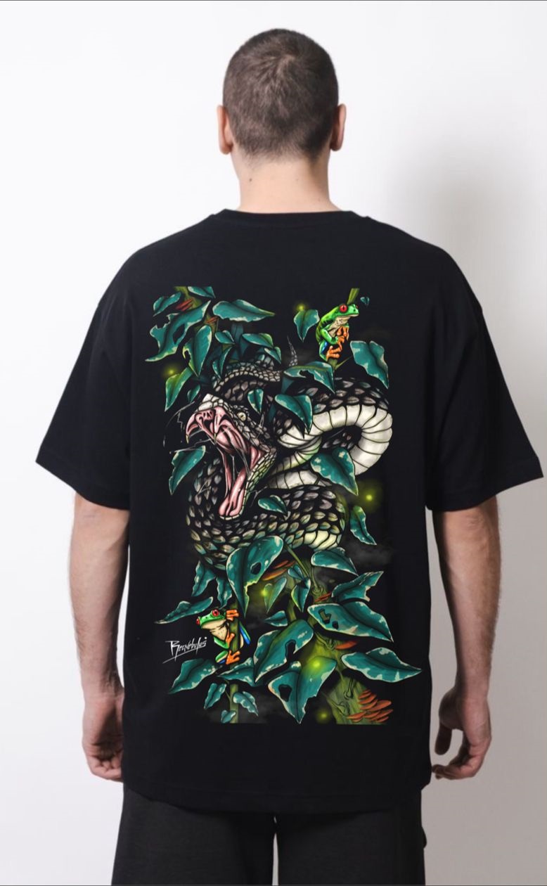 Remera "Yarará" Negra